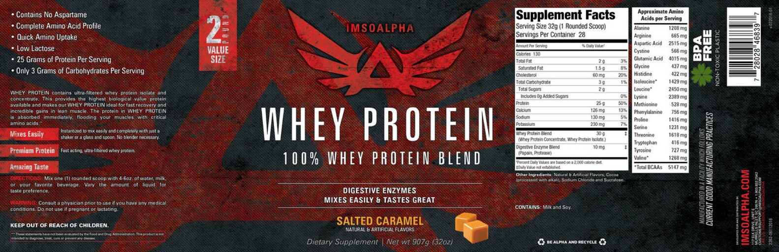 Whey Protein Salted Caramel