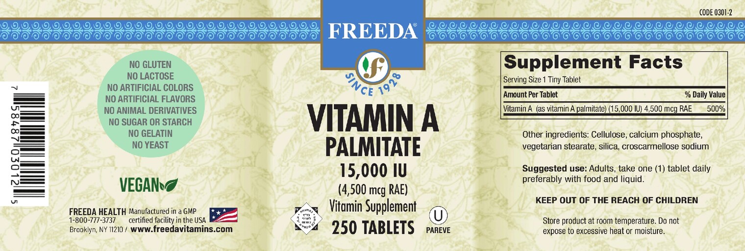 Vitamin A Palmitate 15,000 IU (4,500 mcg RAE)