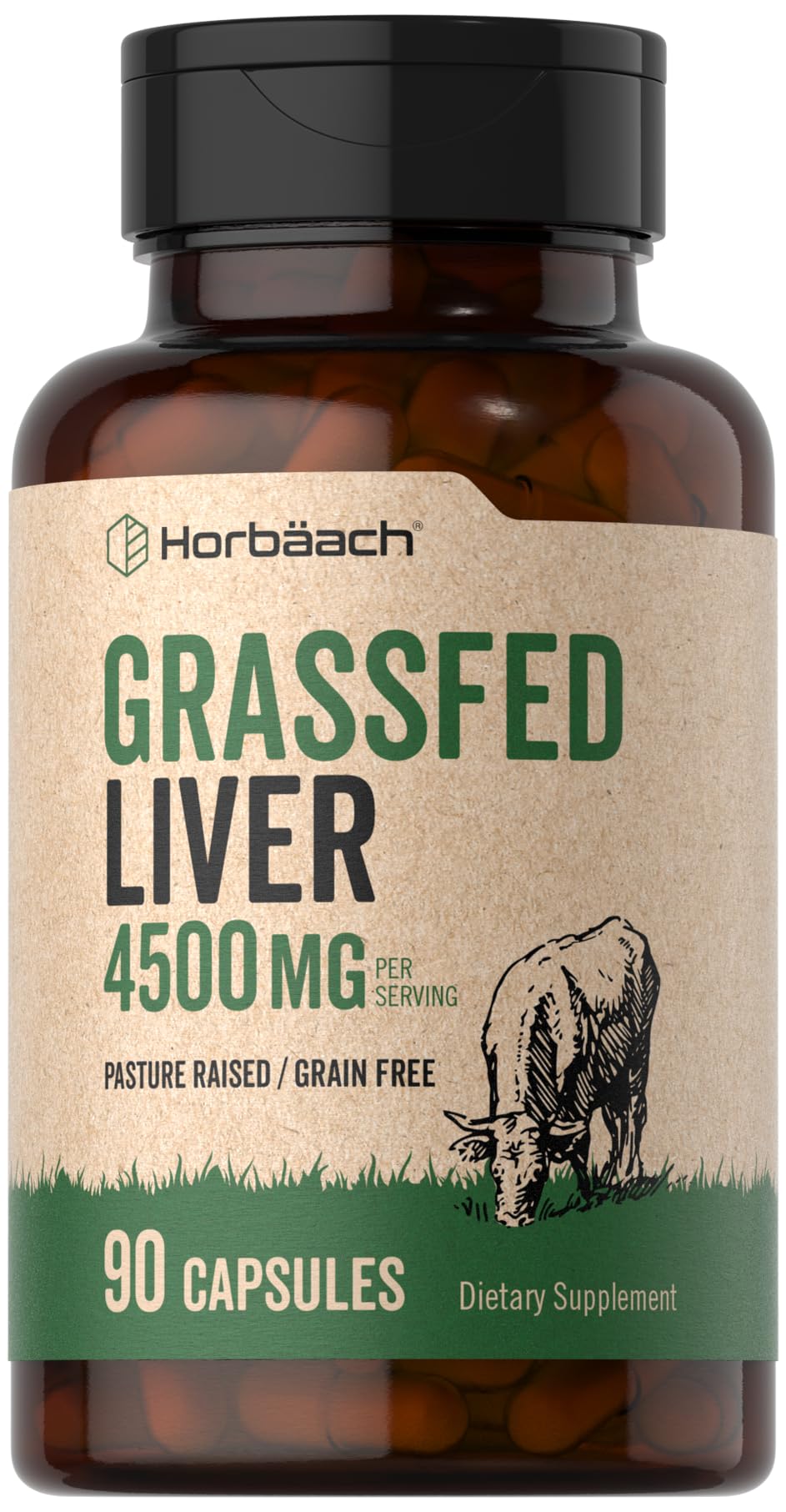 Grass Fed Beef Liver 4500 mg