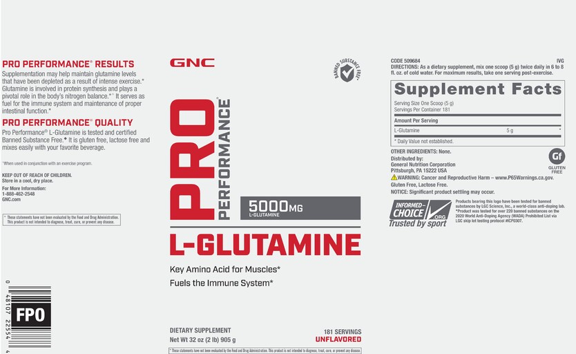 L-Glutamine Unflavored