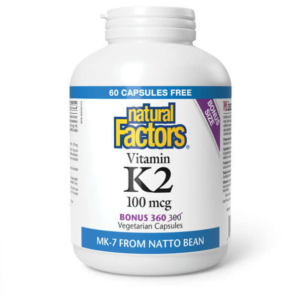 Natural Factors Vitamin K2 100 mcg