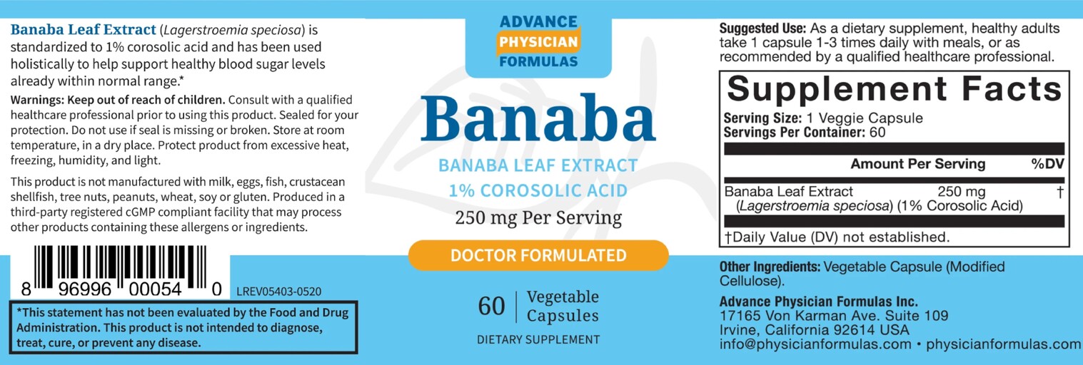 Banaba 250 mg