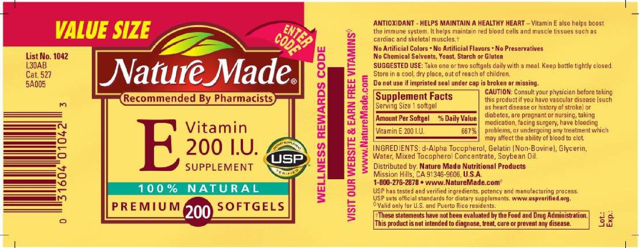 Vitamin E 200 IU Supplement