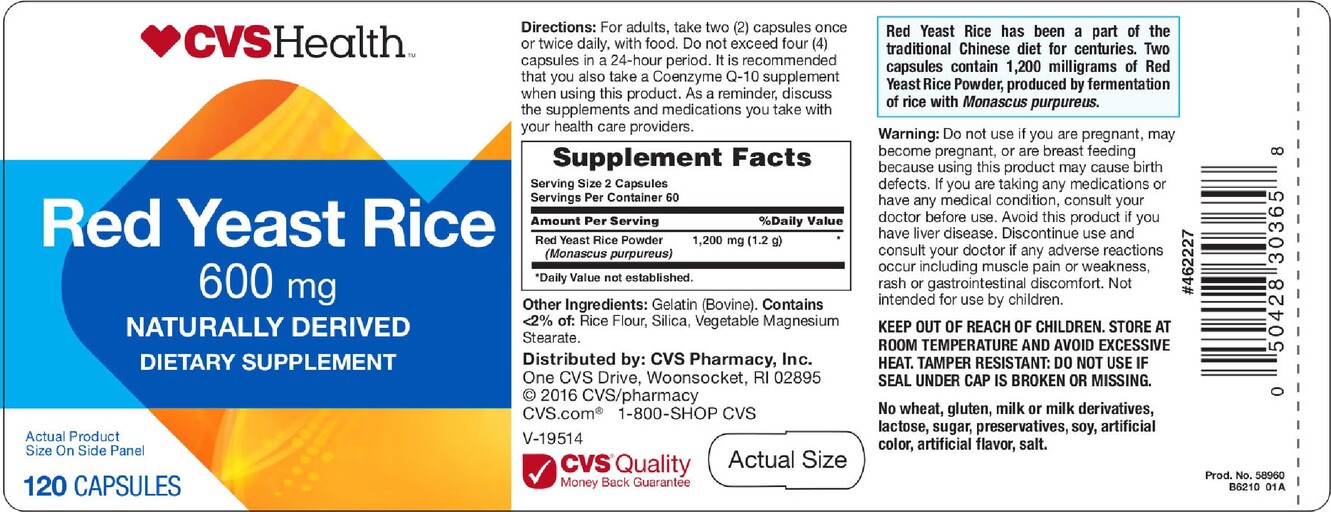 Red Yeast Rice 600 mg