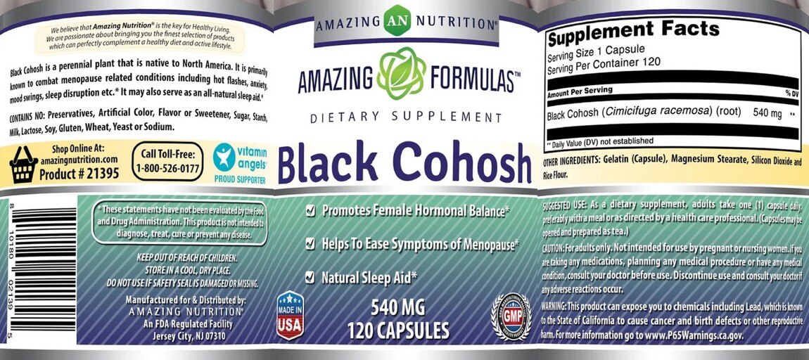 Black Cohosh 540 mg