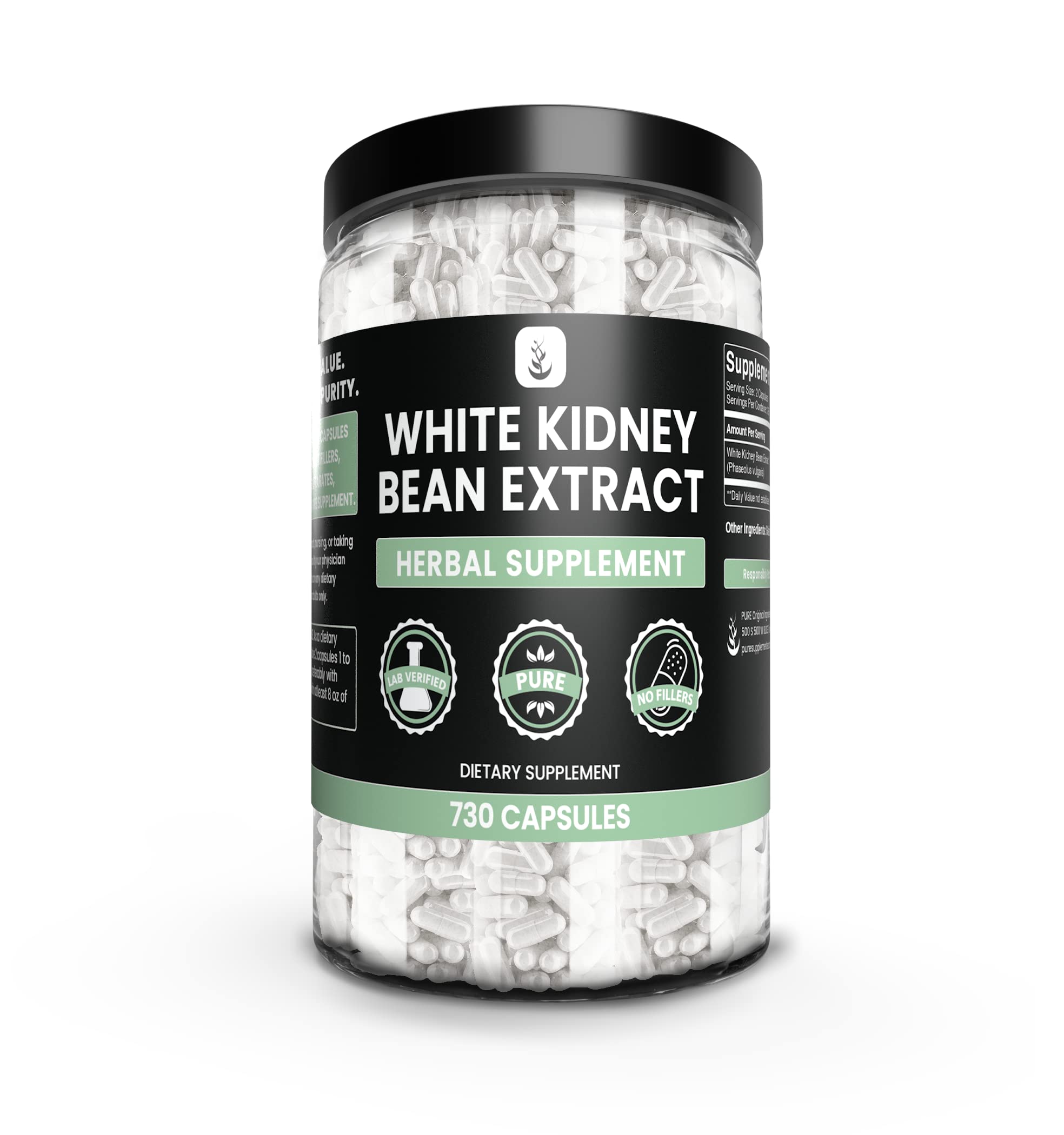 PURE ORIGINAL INGREDIENTS White Kidney Bean Extract