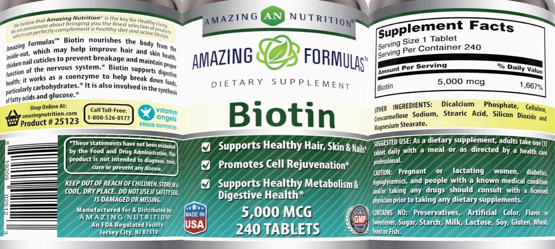 Biotin 5,000 mcg