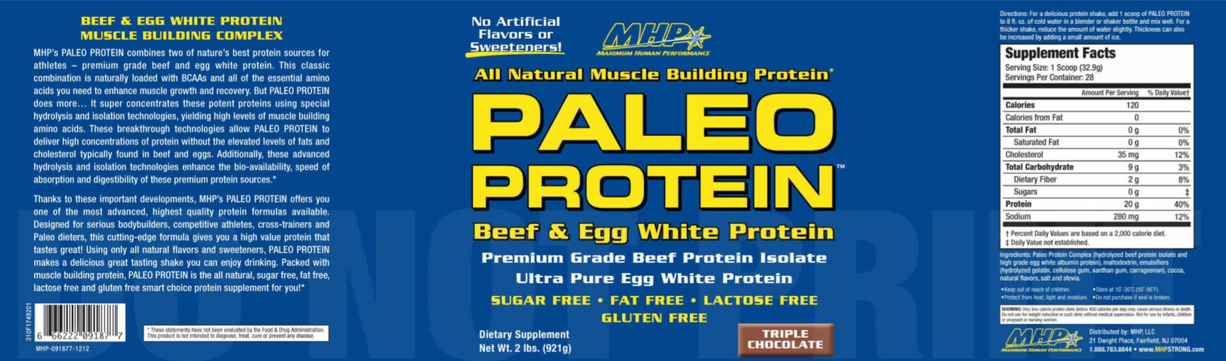 Paleo Protein Triple Chocolate