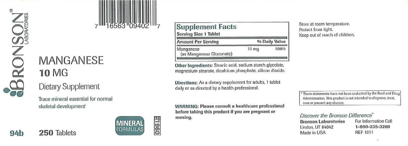 Manganese 10 mg