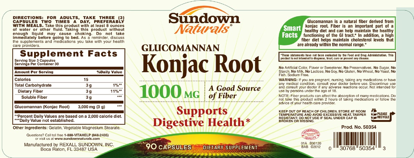 Glucomannan Konjac Root 1000 mg