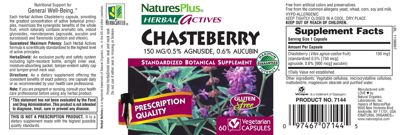 Chasteberry 150 mg