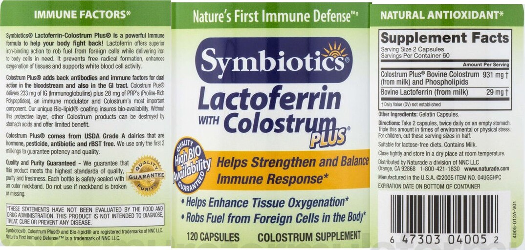 Lactoferrin With Colostrum Plus