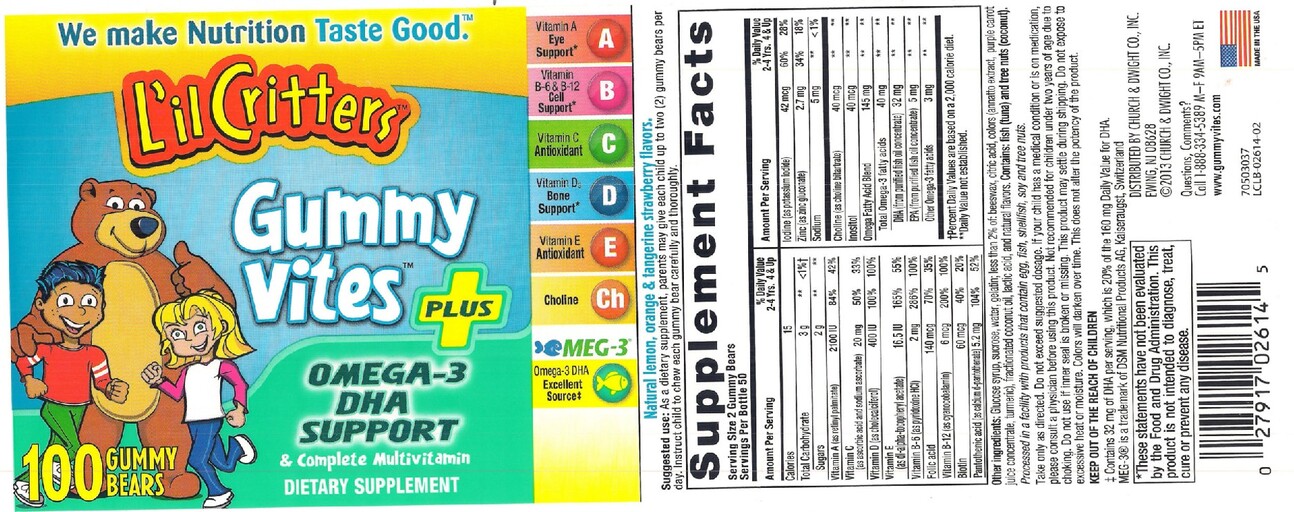 Gummy Vites Plus Omega-3 DHA Support