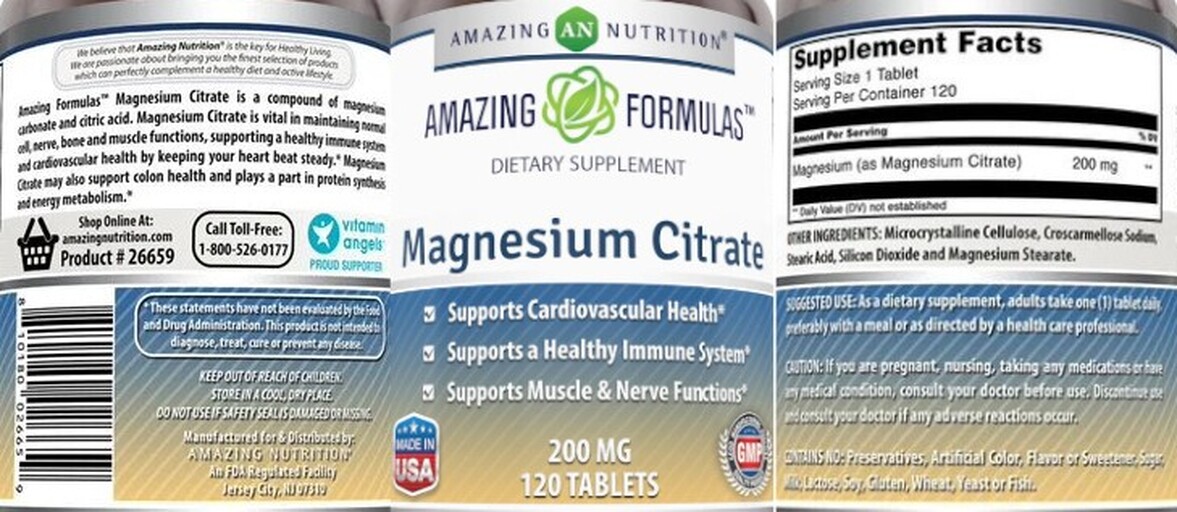 Magnesium Citrate 200 mg