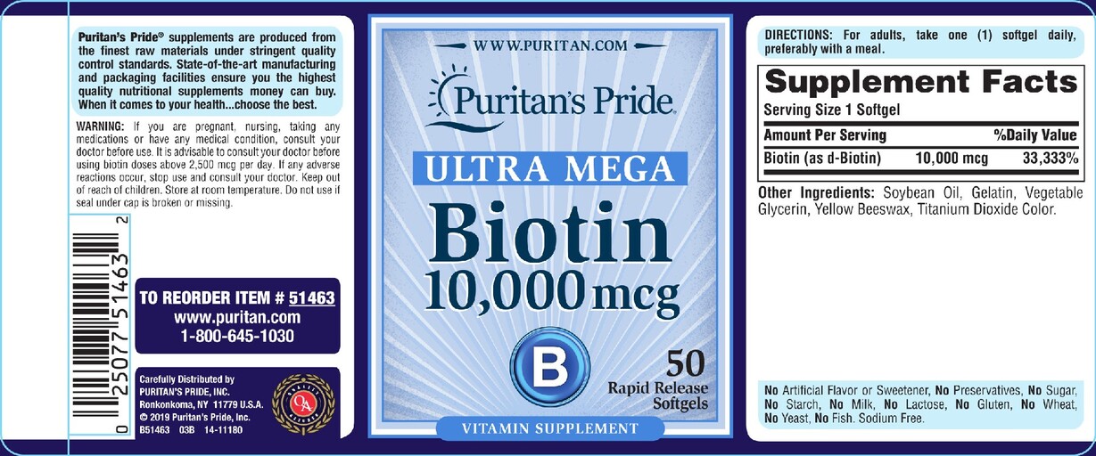 Ultra Mega Biotin 10,000 mcg