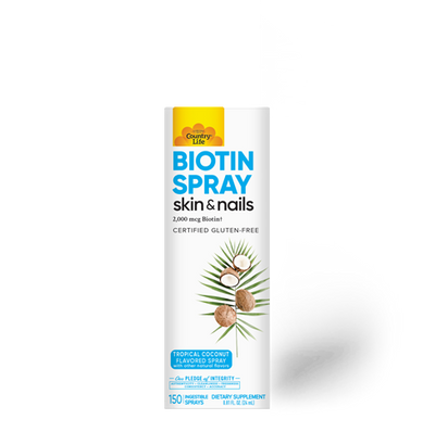 Country Life Biotin Spray Tropical Coconut Flavored Spray
