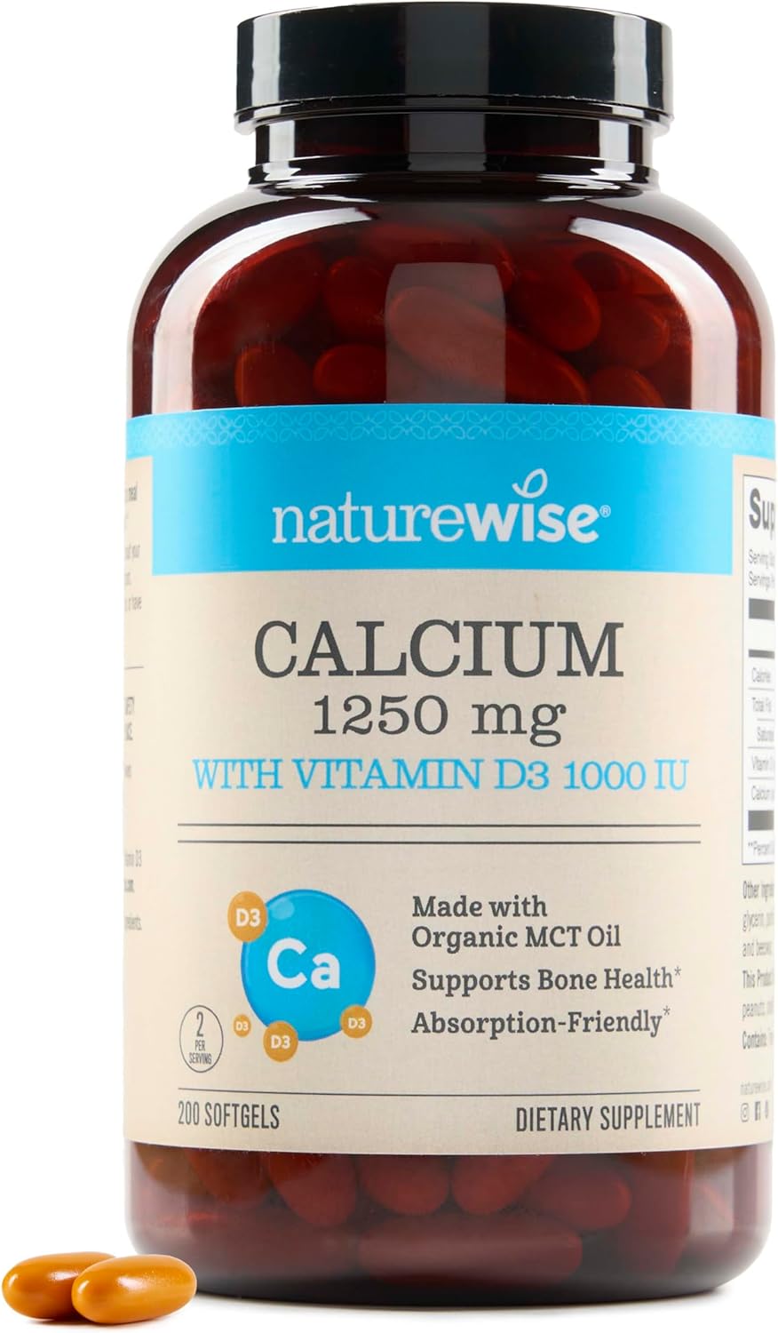 Calcium 1250 mg with Vitamin D3 1000 IU