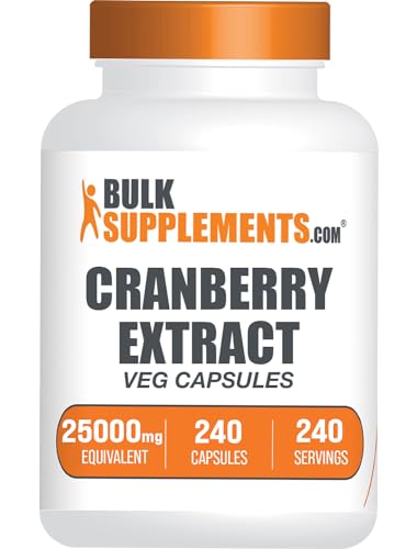 Bulk Supplements Cranberry Extract Capsules