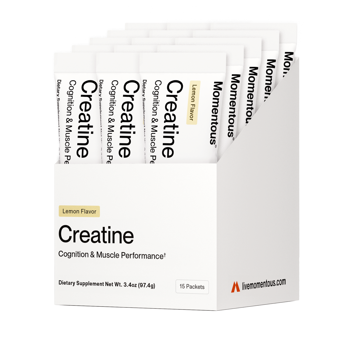 Creatine 15-Travel Packs (Lemon