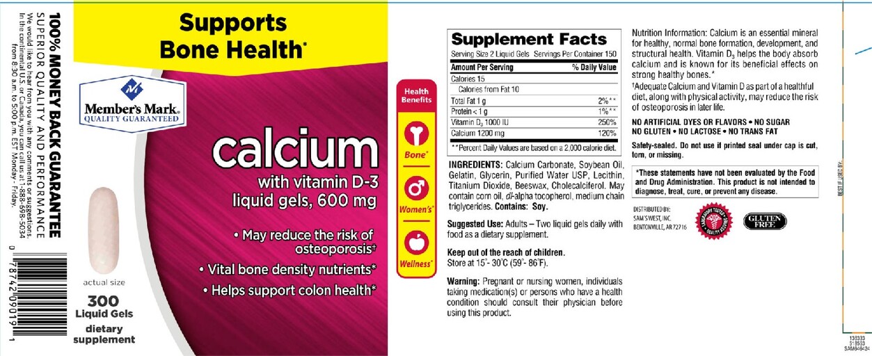 Calcium with Vitamin D-3 600 mg