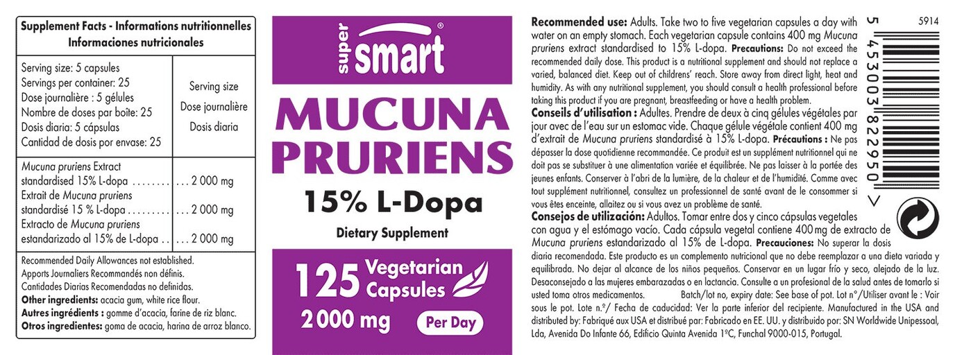Mucuna Pruriens 2000 mg