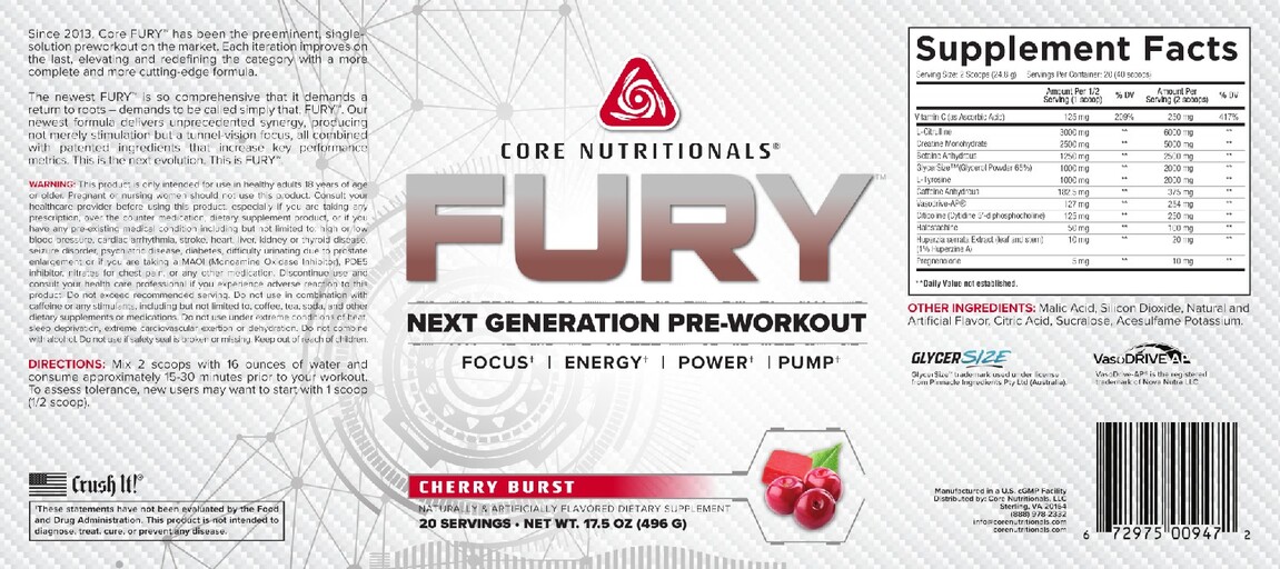 FURY Cherry Burst