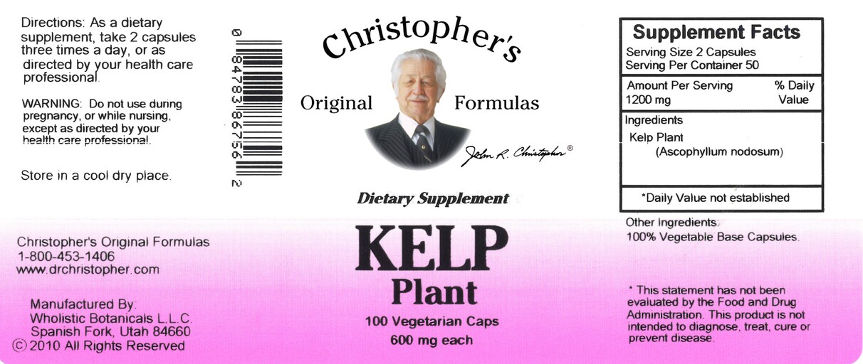 Kelp Plant 600 mg