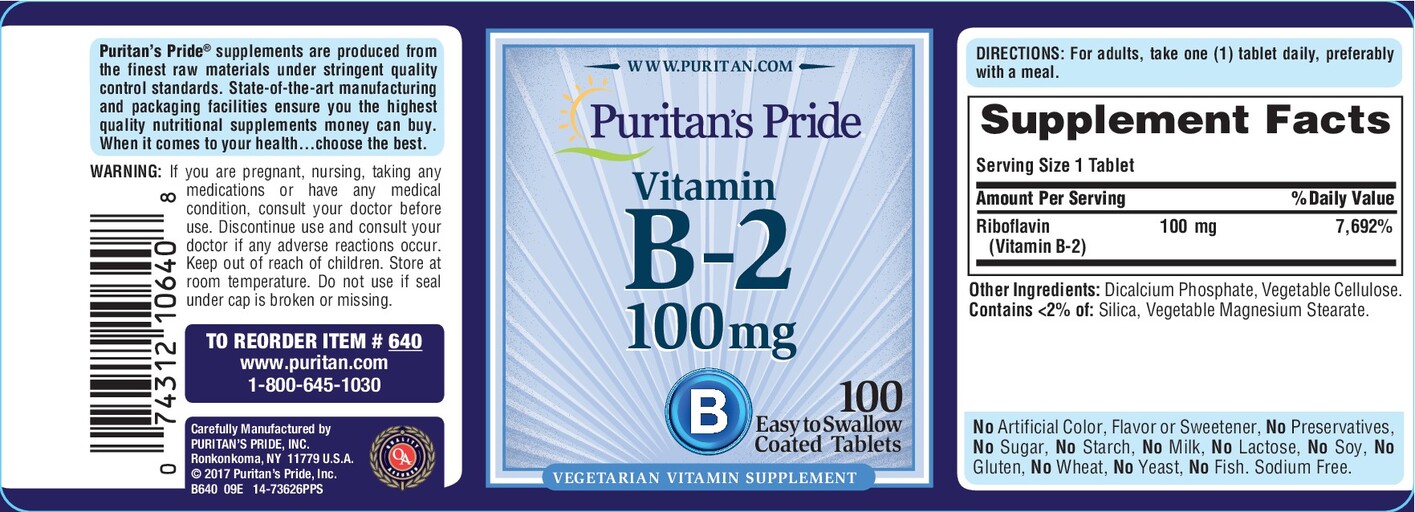 Vitamin B-2 100 mg
