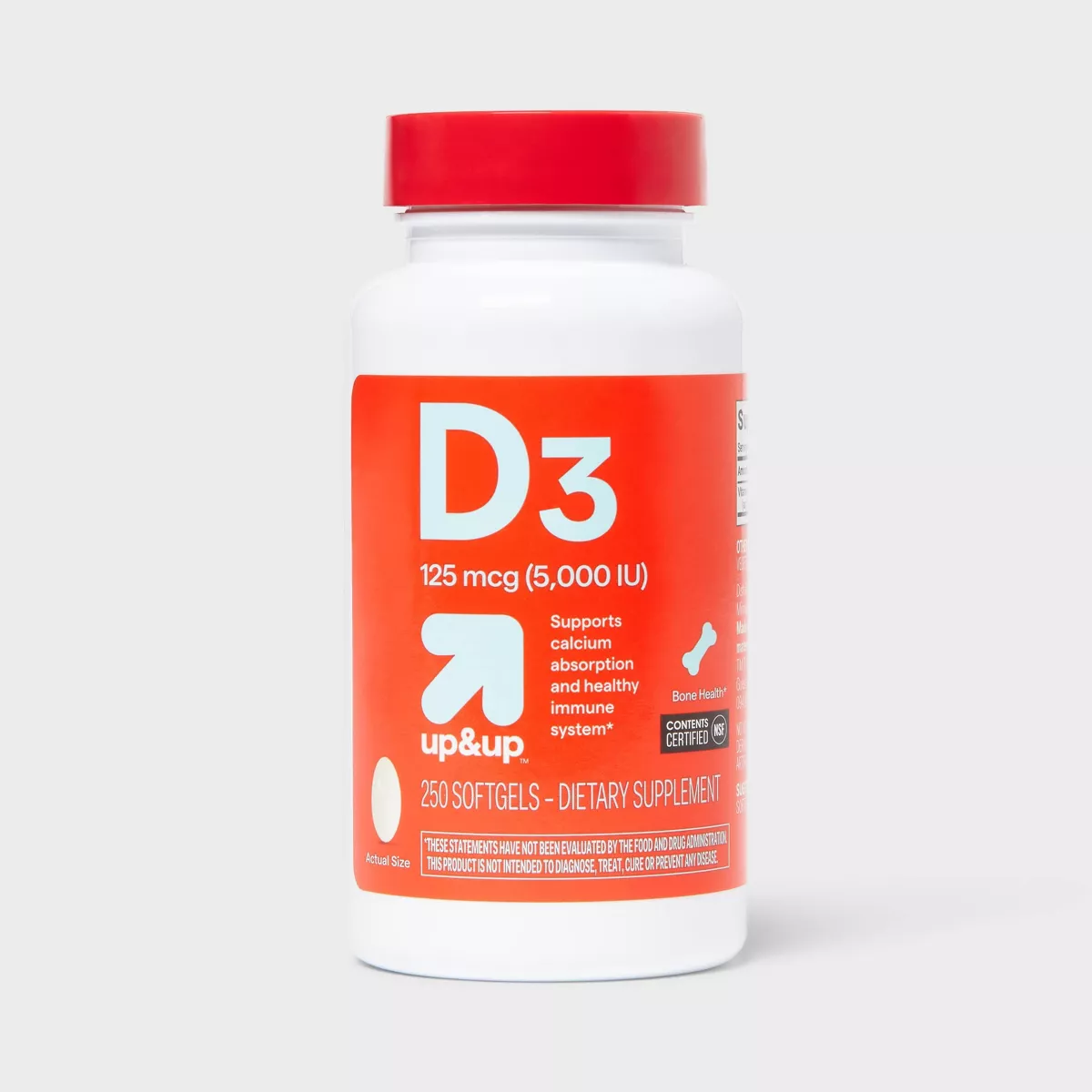 Vitamin D3 125 mcg – 5,000 IU