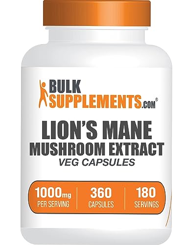 Bulk Supplements Lion's Mane Mushroom Capsules