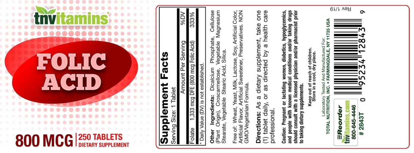 Folic Acid 800 mcg