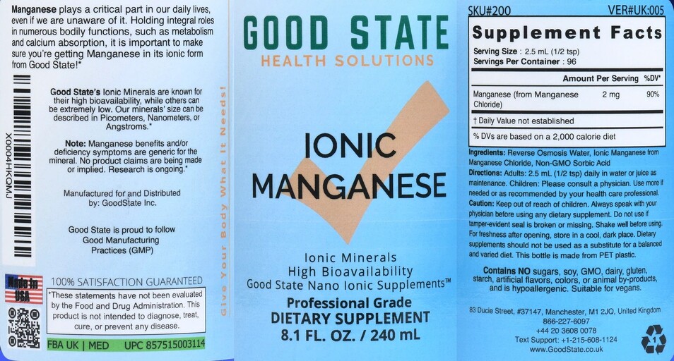 Ionic Manganese