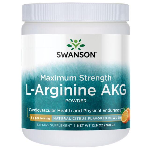 Swanson Arginine AKG Powder Lemon Flavored