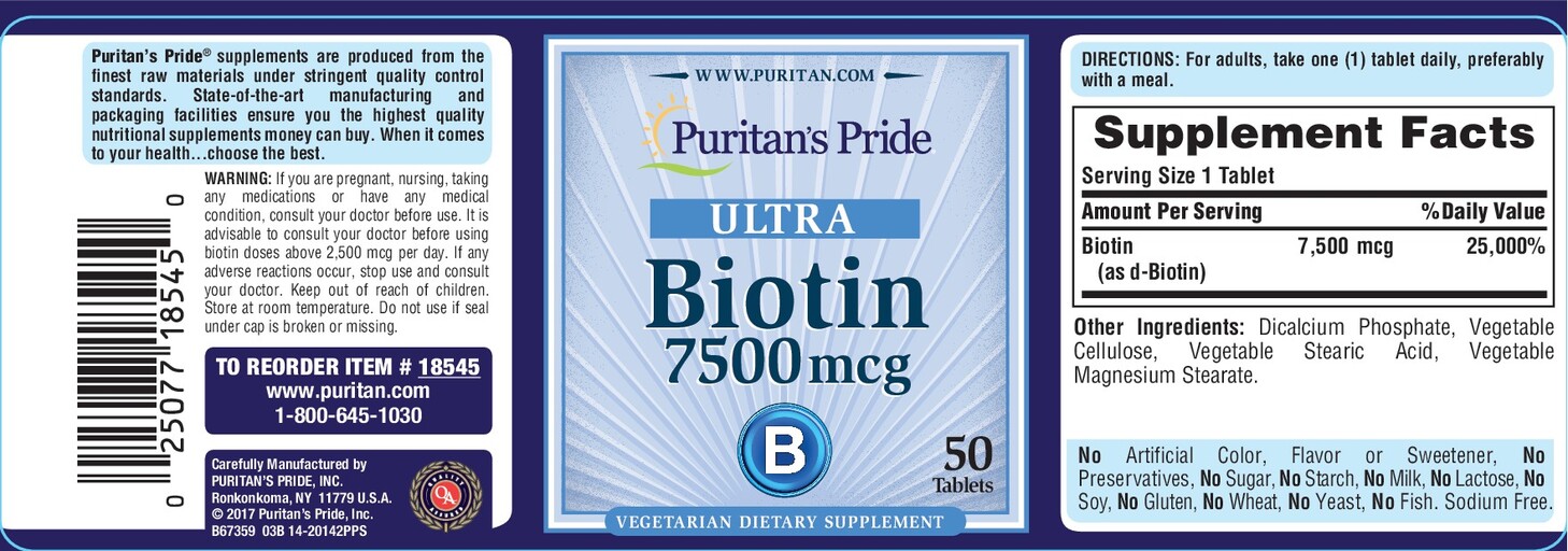 Ultra Biotin 7500 mcg