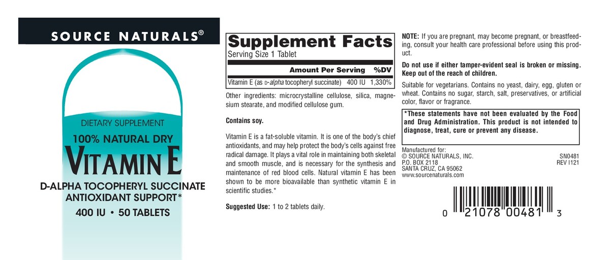 Vitamin E 400 IU
