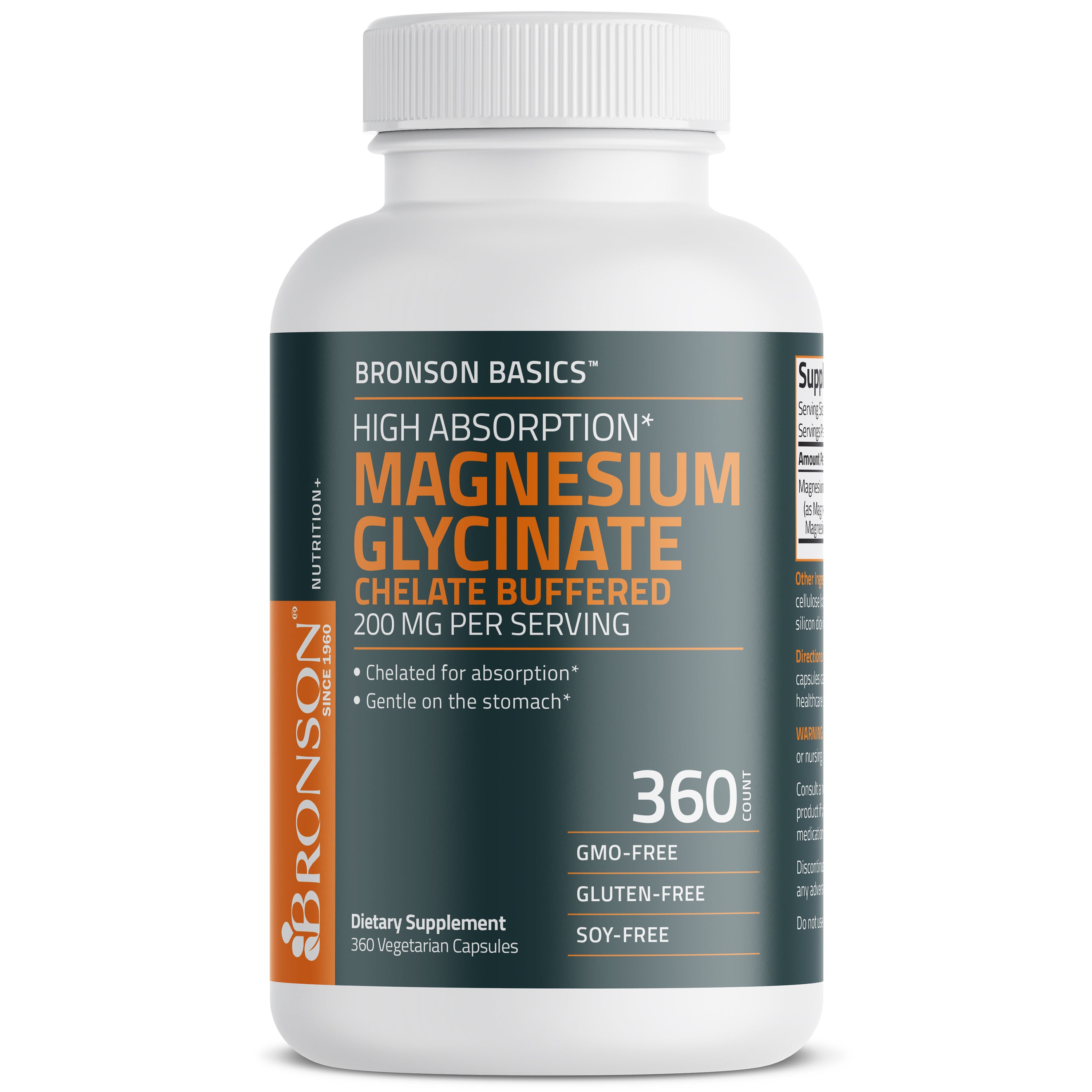 Bronson Magnesium Glycinate 200 mg