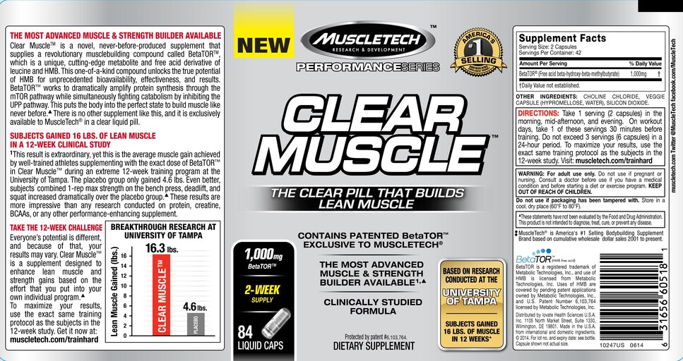 MuscleTech Clear Muscle