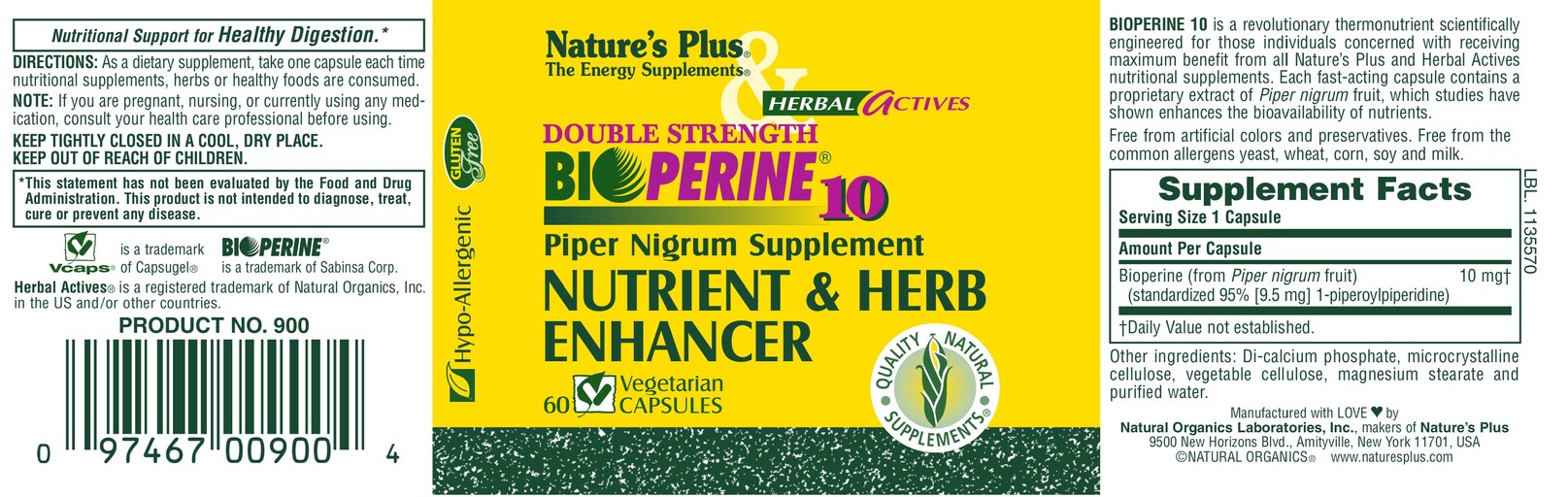 Double Strength Bioperine 10