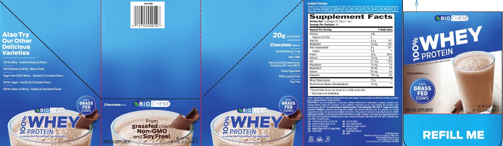 100% Whey Protein Powder Chocolate