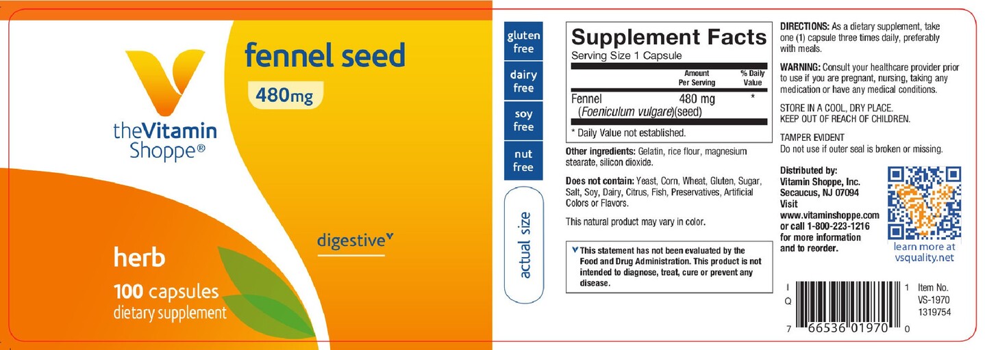 Fennel Seed 480 mg