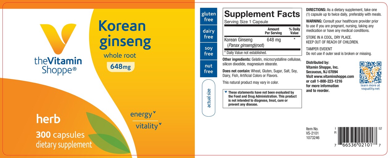 Korean Ginseng 648 mg