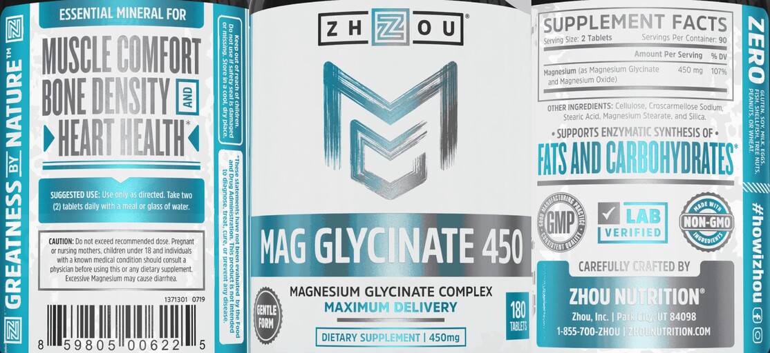 Mag Glycinate 450 mg