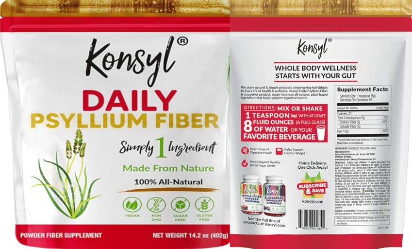 Daily Psyllium Fiber Powder