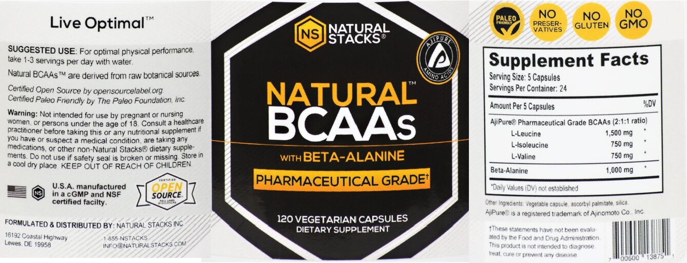 Natural BCAAs With Beta-Alanine