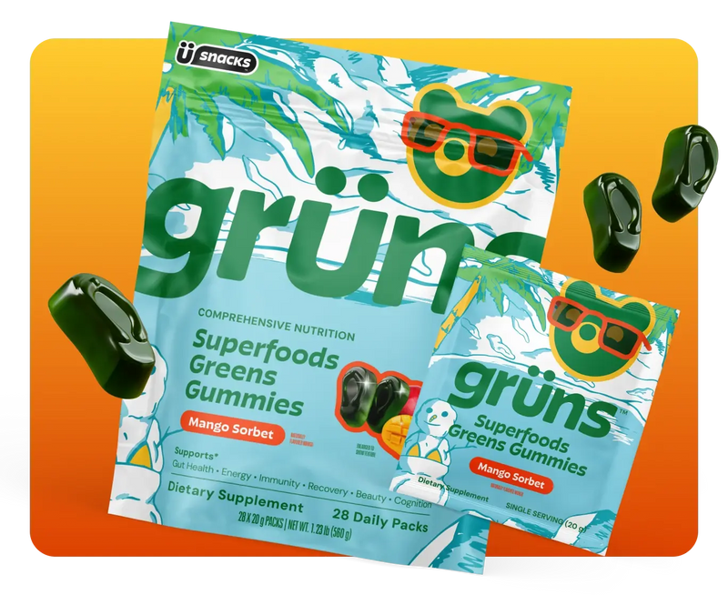 Superfoods Greens Gummies (Mango Sorbet