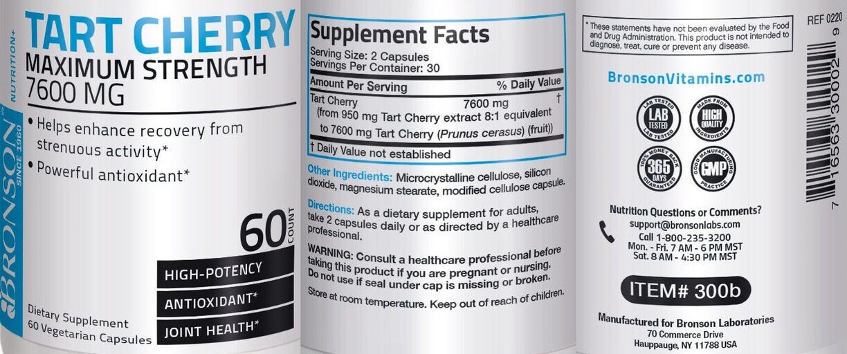 Tart Cherry Maximum Strength 7600 mg