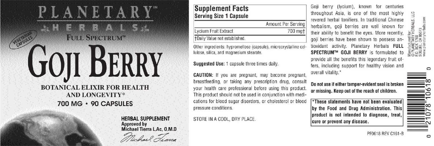 Full Spectrum Goji Berry 700 mg