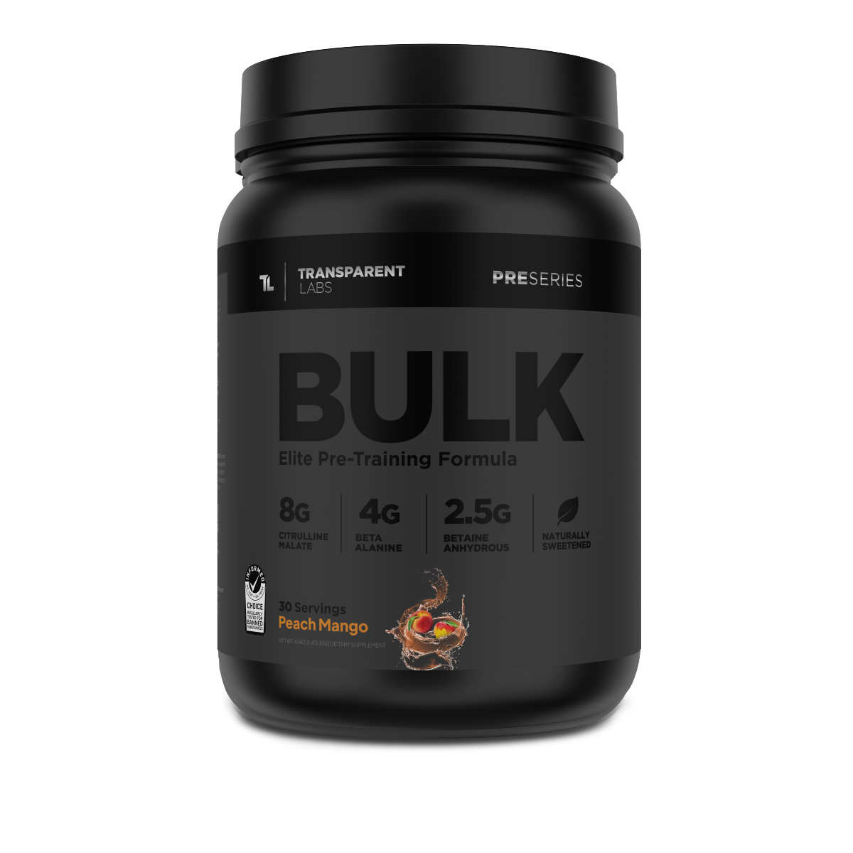 Bulk Black Pre-Workout (Peach Mango