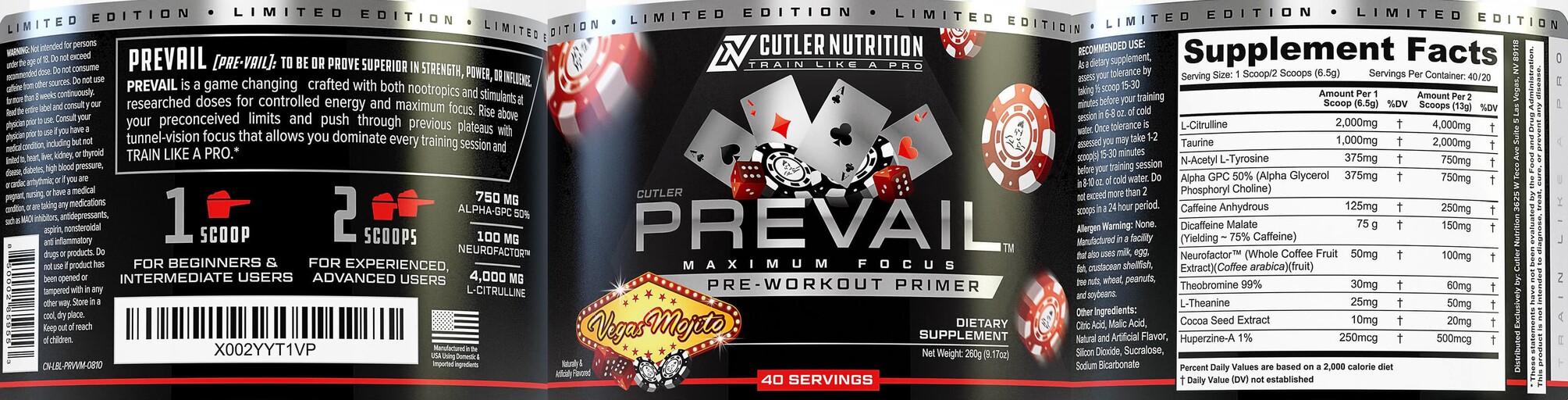 Prevail Vegas Mojito