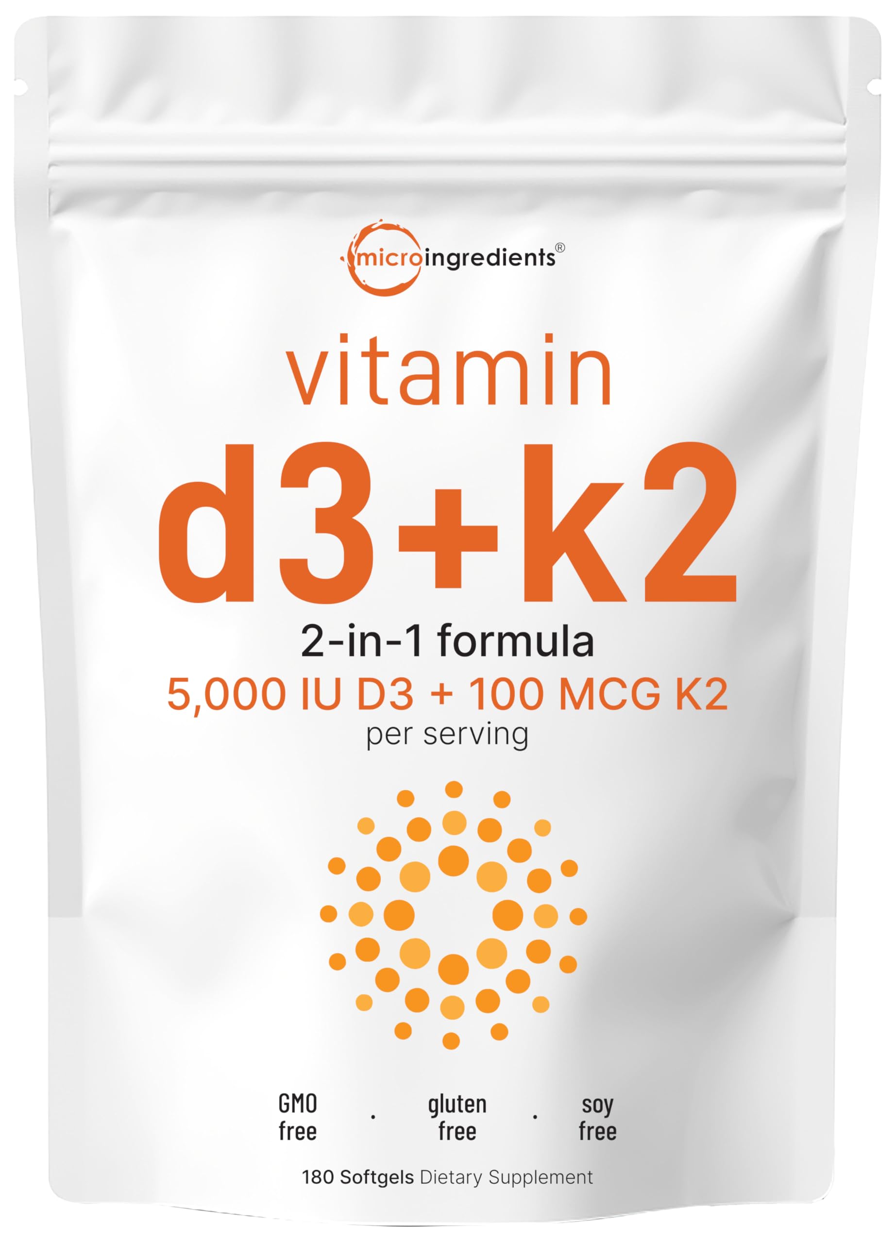 Vitamin D3 5000 IU + K2 100 mcg